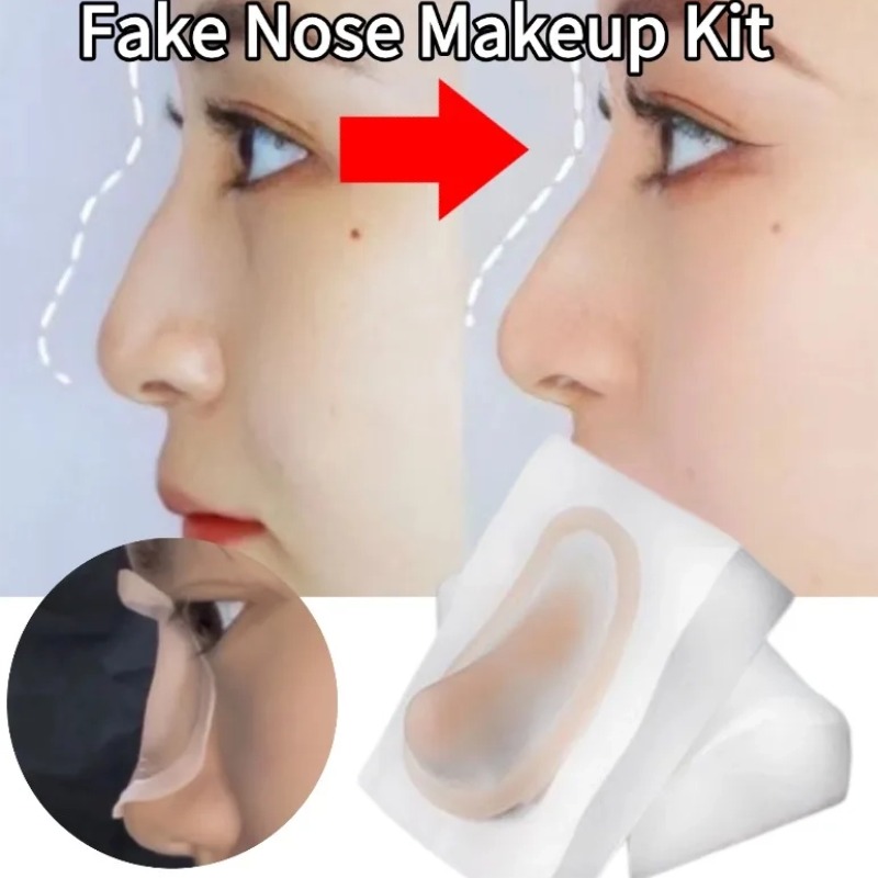 J Beauty Makeup - Silicone Fake Nose Cosplay Kit Reusable