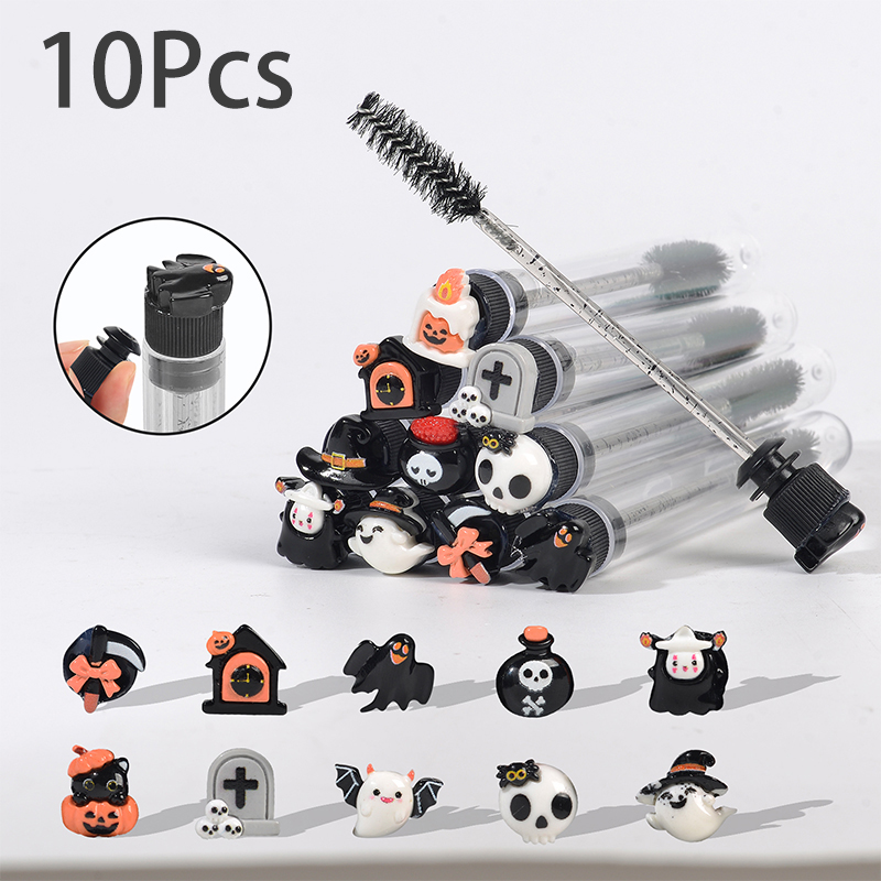 10Pcs Halloween Mascara Wands  - Beauty Makeup Youtube recension och pris