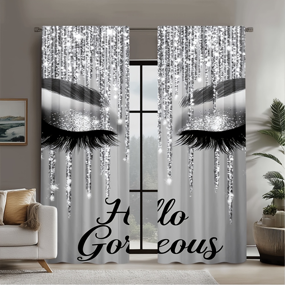 2pcs Eyelash Curtains Silver G - Beauty Makeup Youtube recension och pris