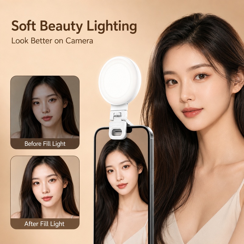 Portable Phone Video Light LED - Beauty Makeup Video recension och pris