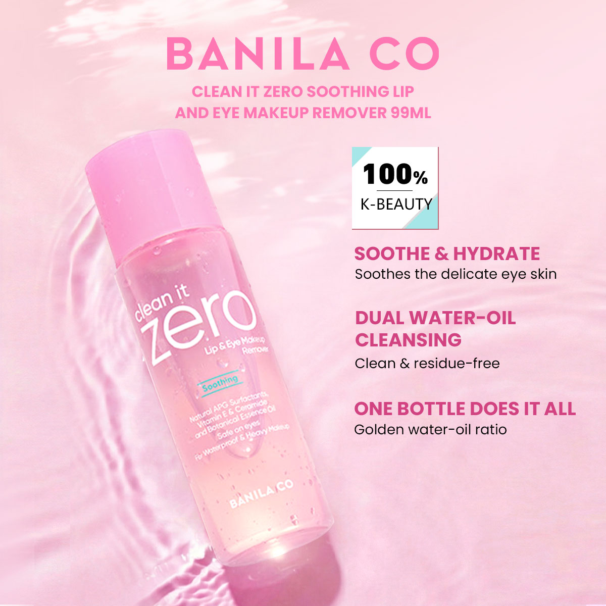 BANILA CO Clean it Zero Soothi - Beauty Makeup Vanity recension och pris