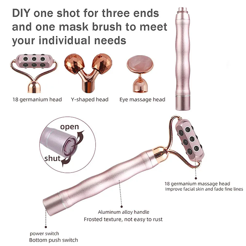 3 In 1 3D Roller Germanium Sto - Jade Roller Gua Sha recension och pris