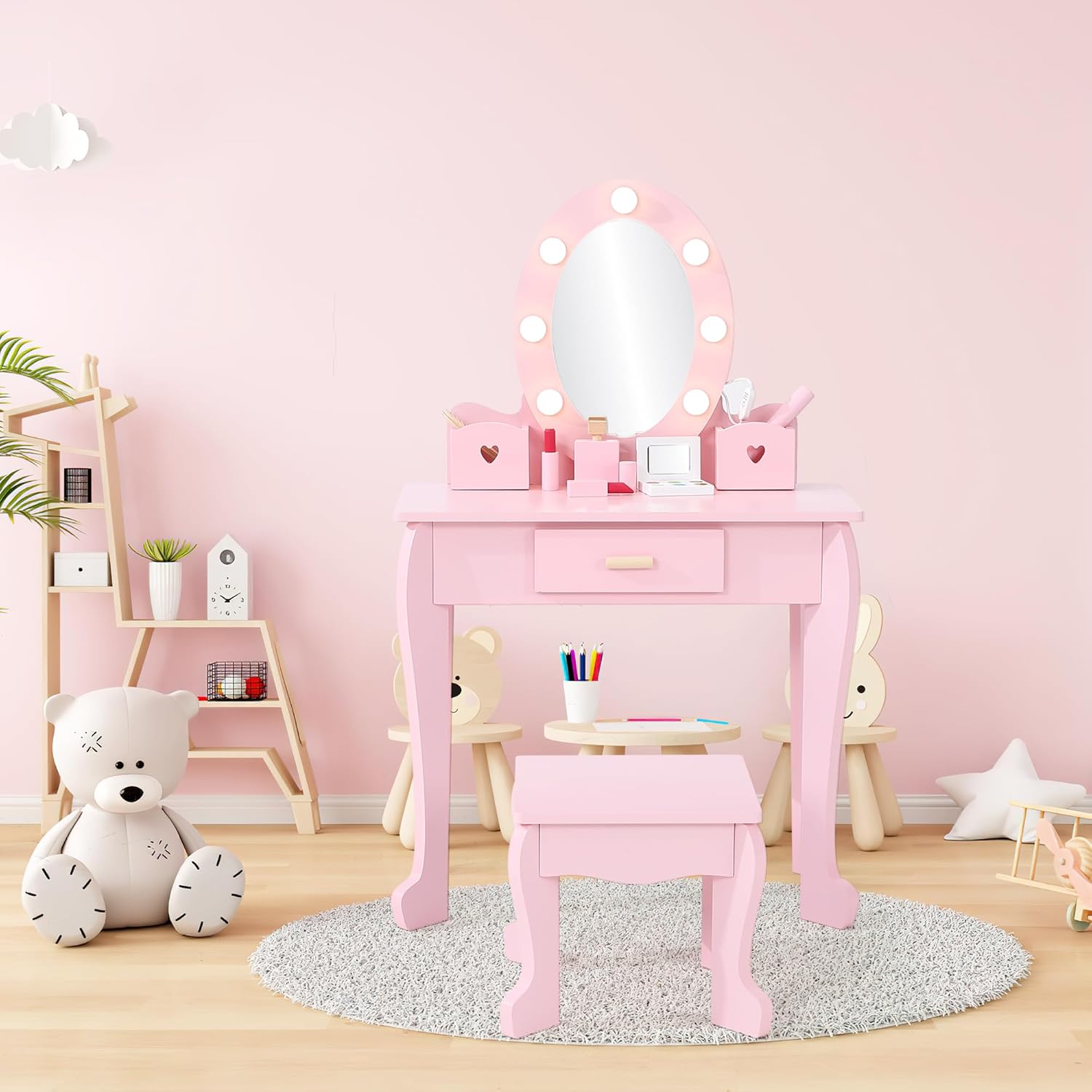 Kids Dressing Table and Stool  - Beauty Makeup Kit For Kids recension och pris