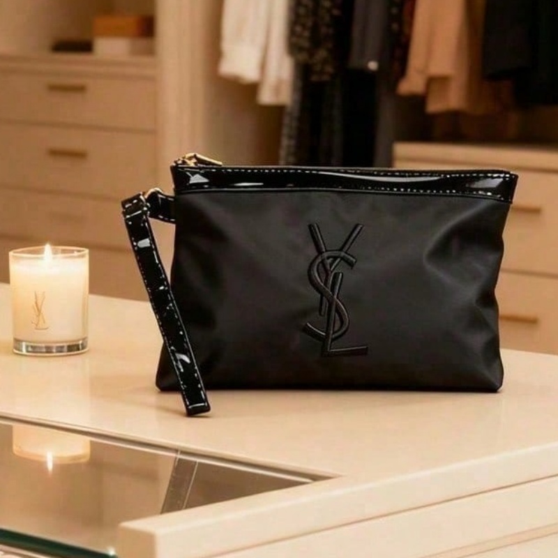 YSL Classic Cosmetic Bag For W - Ysl Beauty Makeup Bag recension och pris