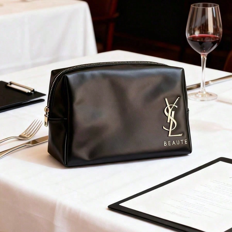YSL Designer Classic Black Cos - Ysl Beauty Makeup Bag recension och pris