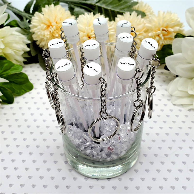 10Pcs Keychain Eyelash Spoolie - Beauty Makeup Youtube recension och pris