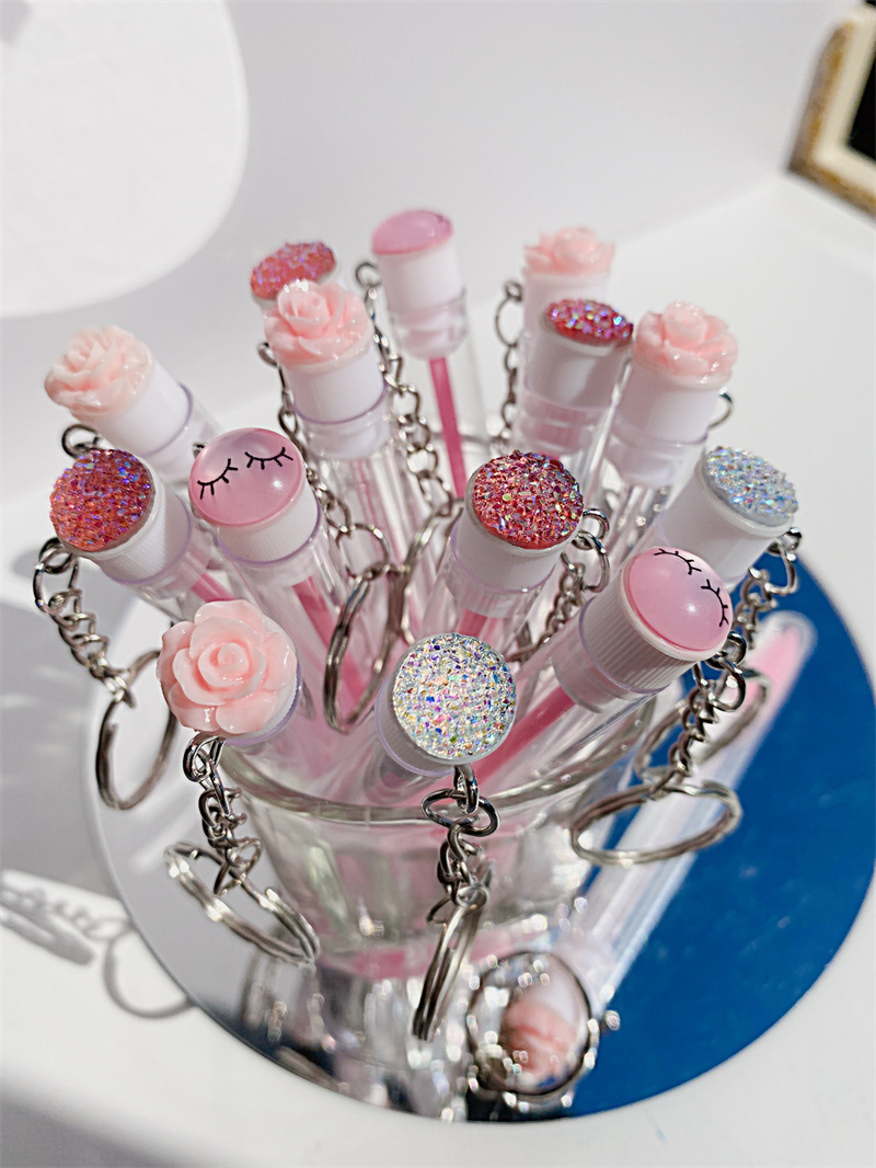10Pcs Keychain Eyelash Spoolie - Beauty Makeup Youtube recension och pris