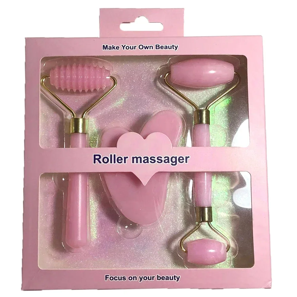 Resin Roller Massager for Face - Jade Roller Gua Sha recension och pris