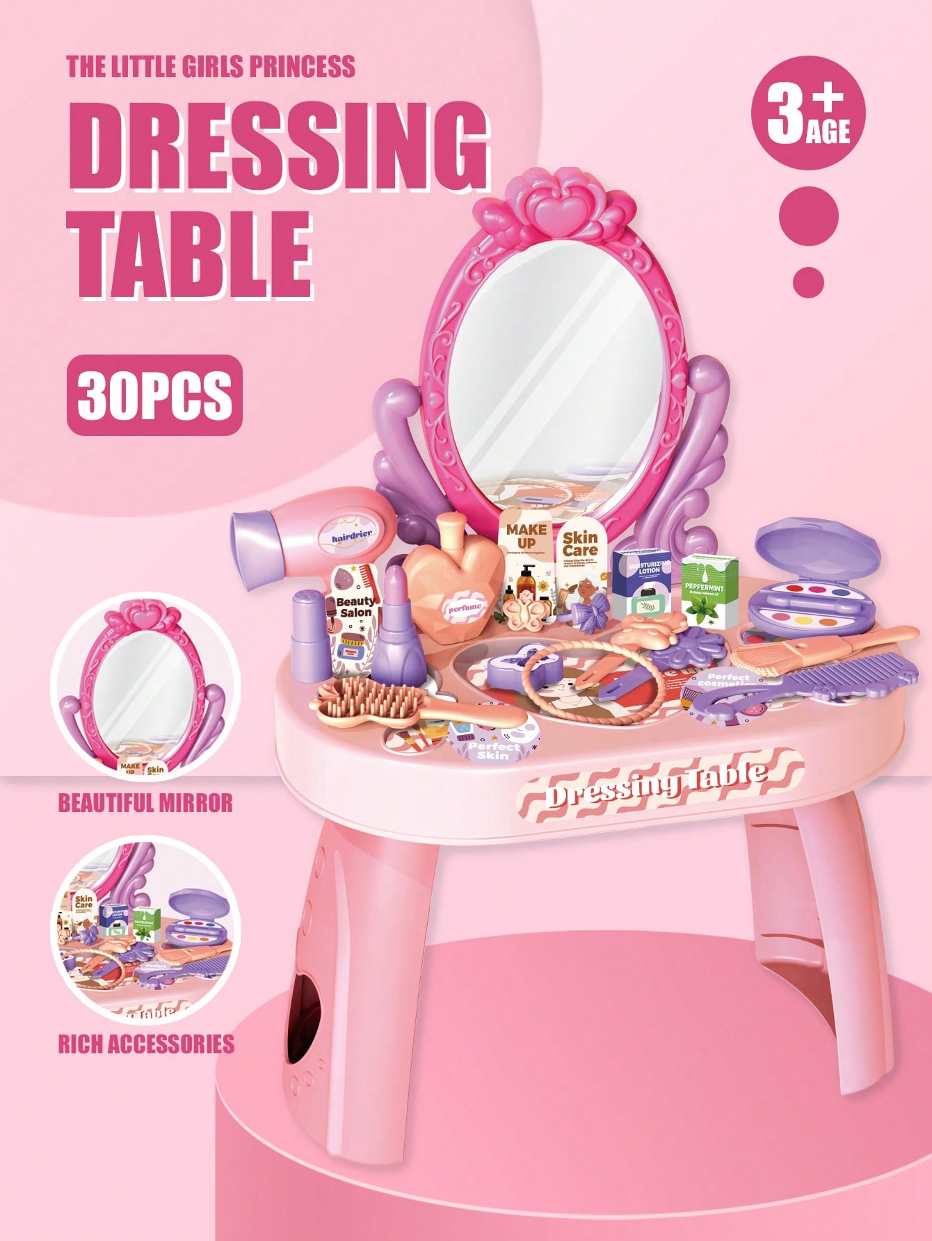 Kids Princess Vanity Dressing  - Beauty Makeup Kit For Kids recension och pris