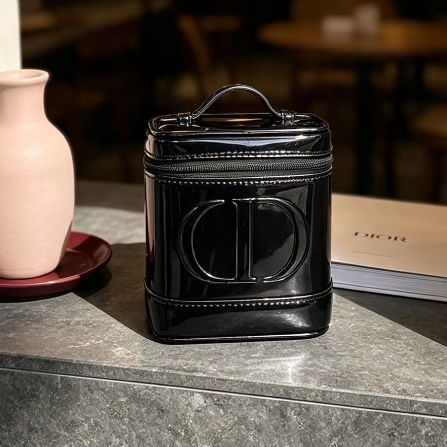 DIORs bag Black Mesh Women Bag - Beauty Makeup Vanity recension och pris