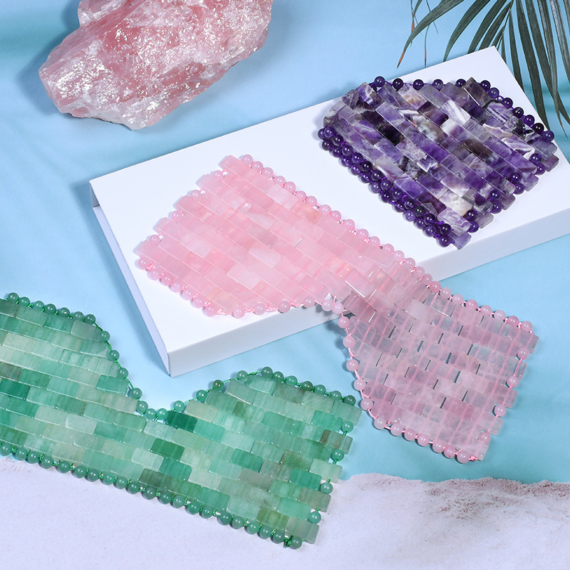 Natural Rose Quartz Jade Eye M - Jade Roller Gua Sha recension och pris