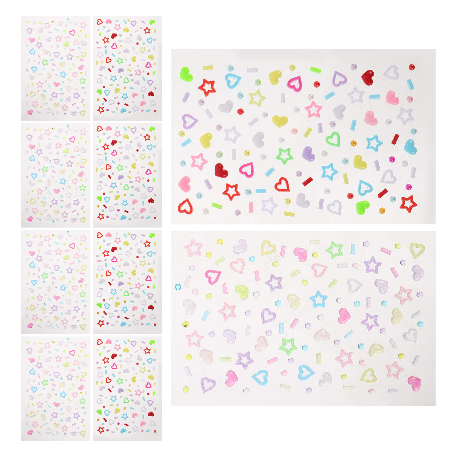 10Sheets Face Rhinestones Stic - Beauty For You Makeup recension och pris