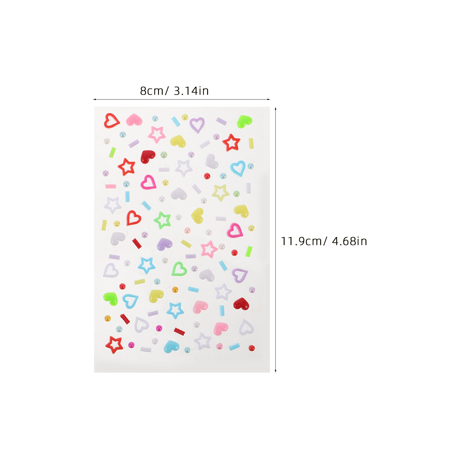 10Sheets Face Rhinestones Stic - Beauty For You Makeup recension och pris