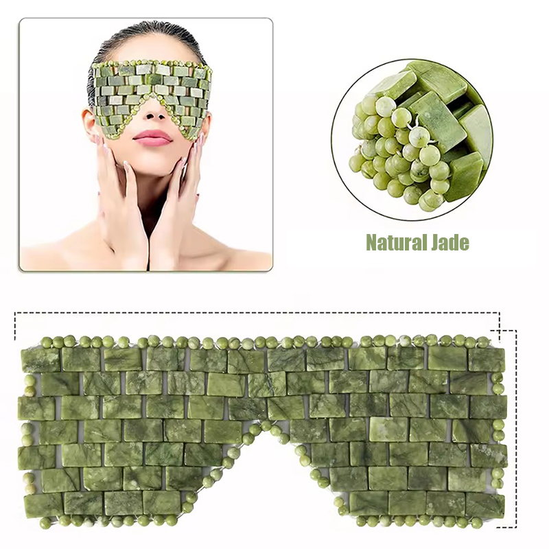 Natural Xiuyan Jade Facial Mas - Jade Roller Gua Sha recension och pris